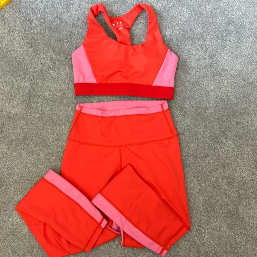 Workout set. Top is XS bottom is S.